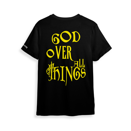 GOD OVER ALL THINGS "G.O.A.T" - TEE (BLACK)