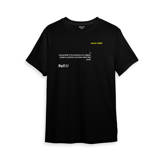 FAITH SZN T - SHIRT (BLACK)