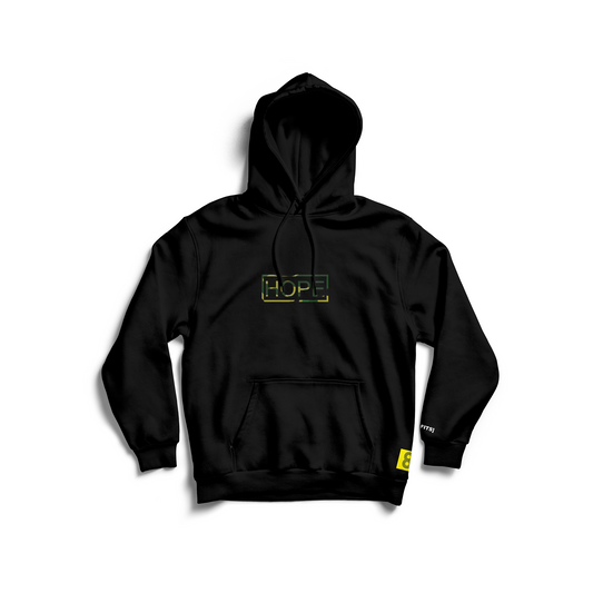 HOPE HOODIE (BLACK) - CAMOU