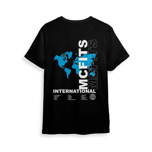 MCFITS INTERNATIONAL T - SHIRT (BLACK)
