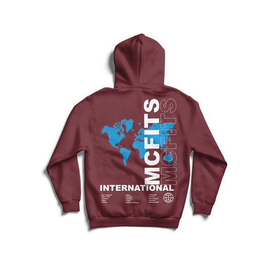 MCFITS INTERNATIONAL - HOODIE (WINE)