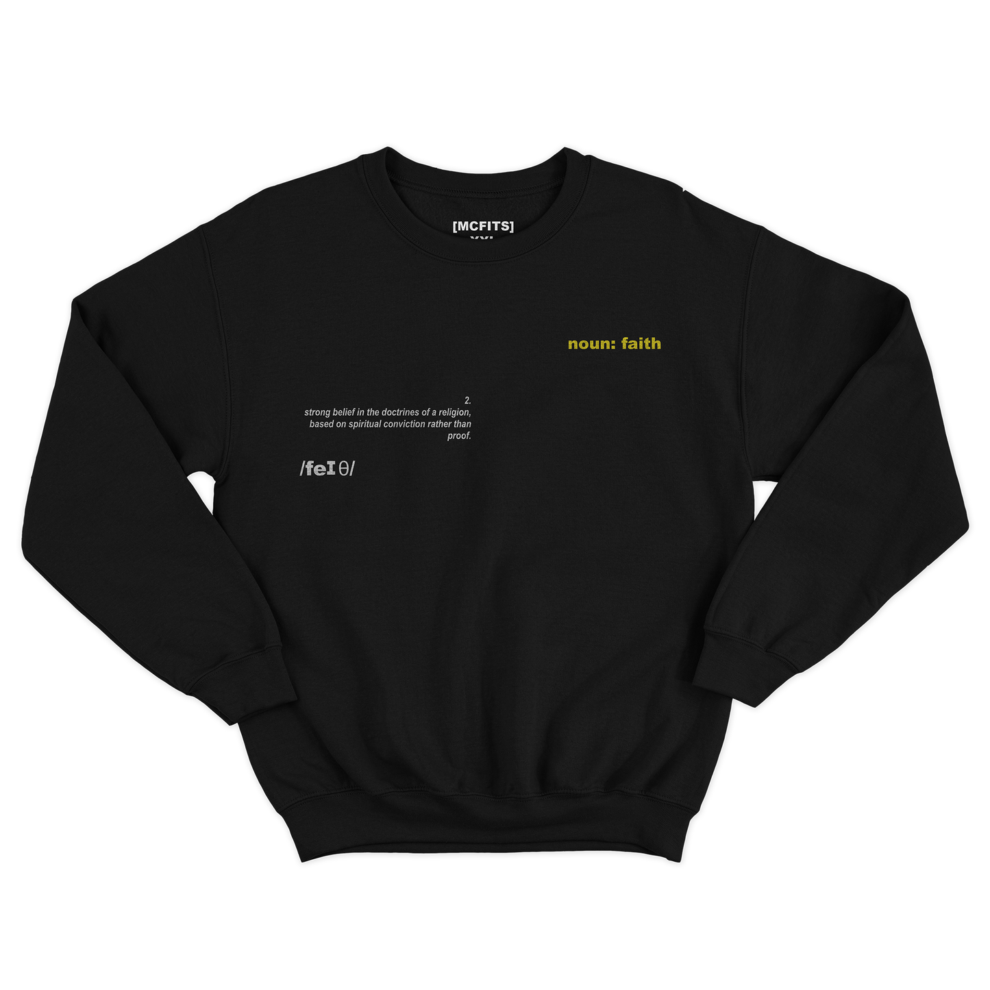 FAITH SZN SWEATSHIRT (BLACK)