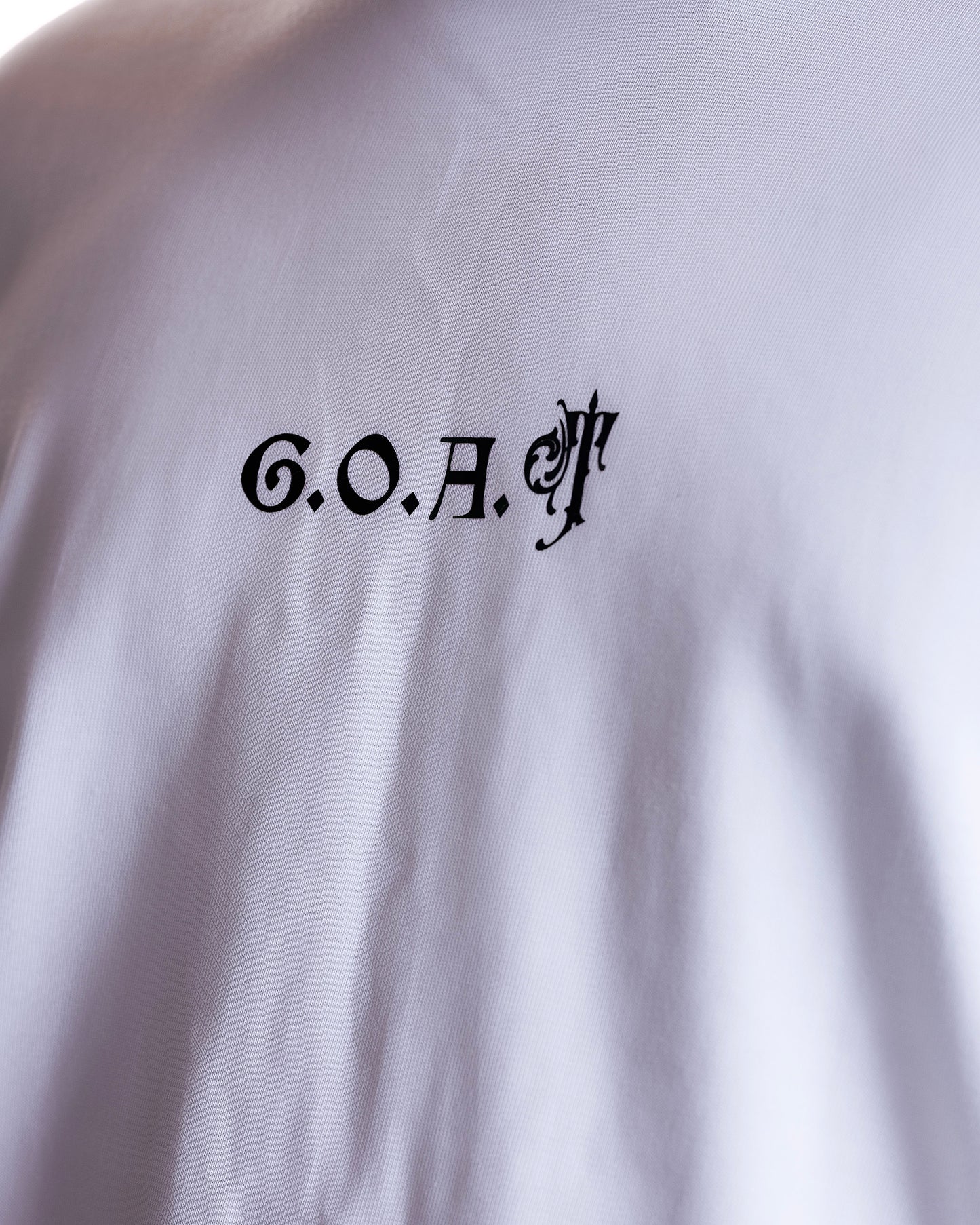 GOD OVER ALL THINGS "G.O.A.T" - TEE (WHITE)