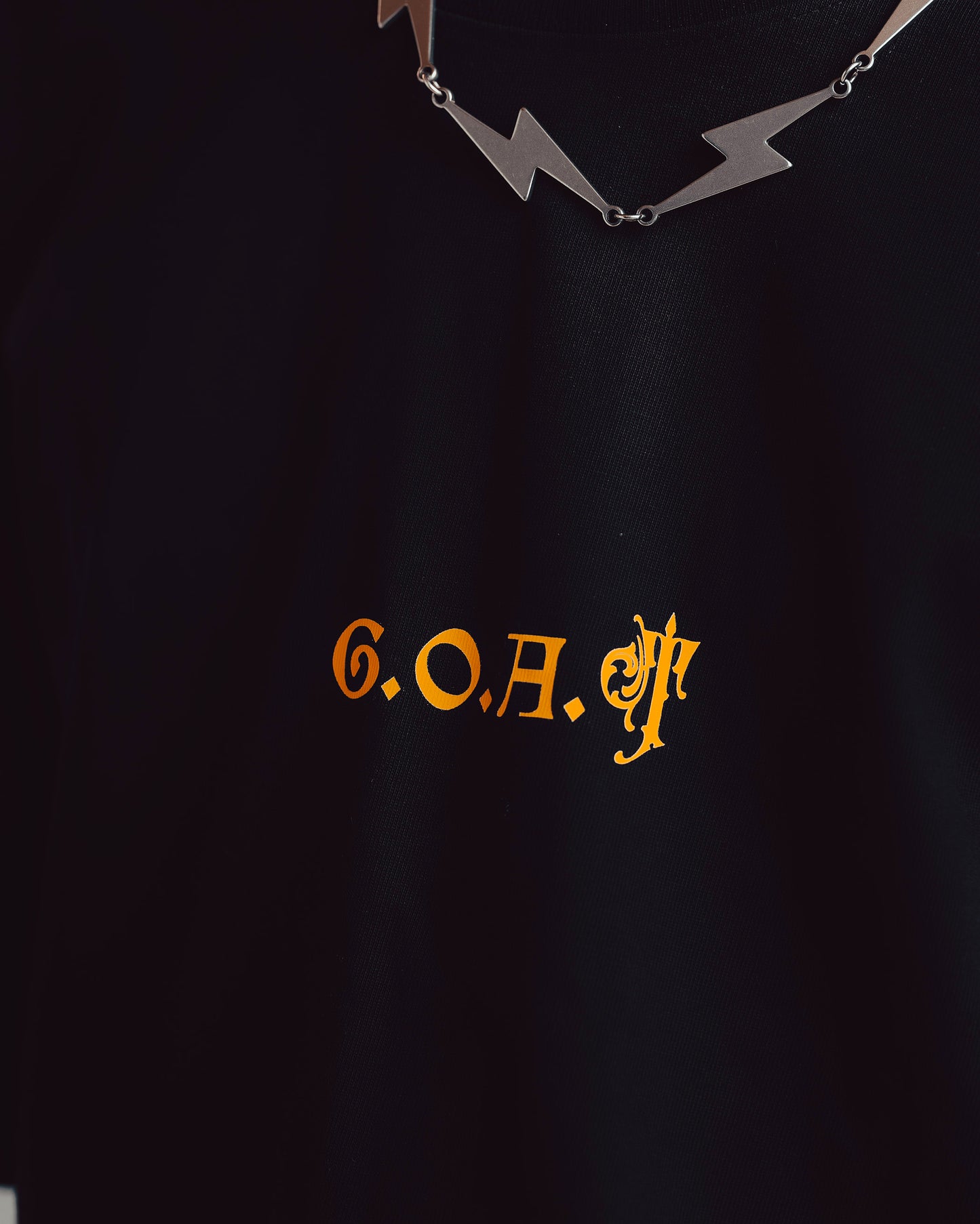 GOD OVER ALL THINGS "G.O.A.T" - TEE (BLACK)