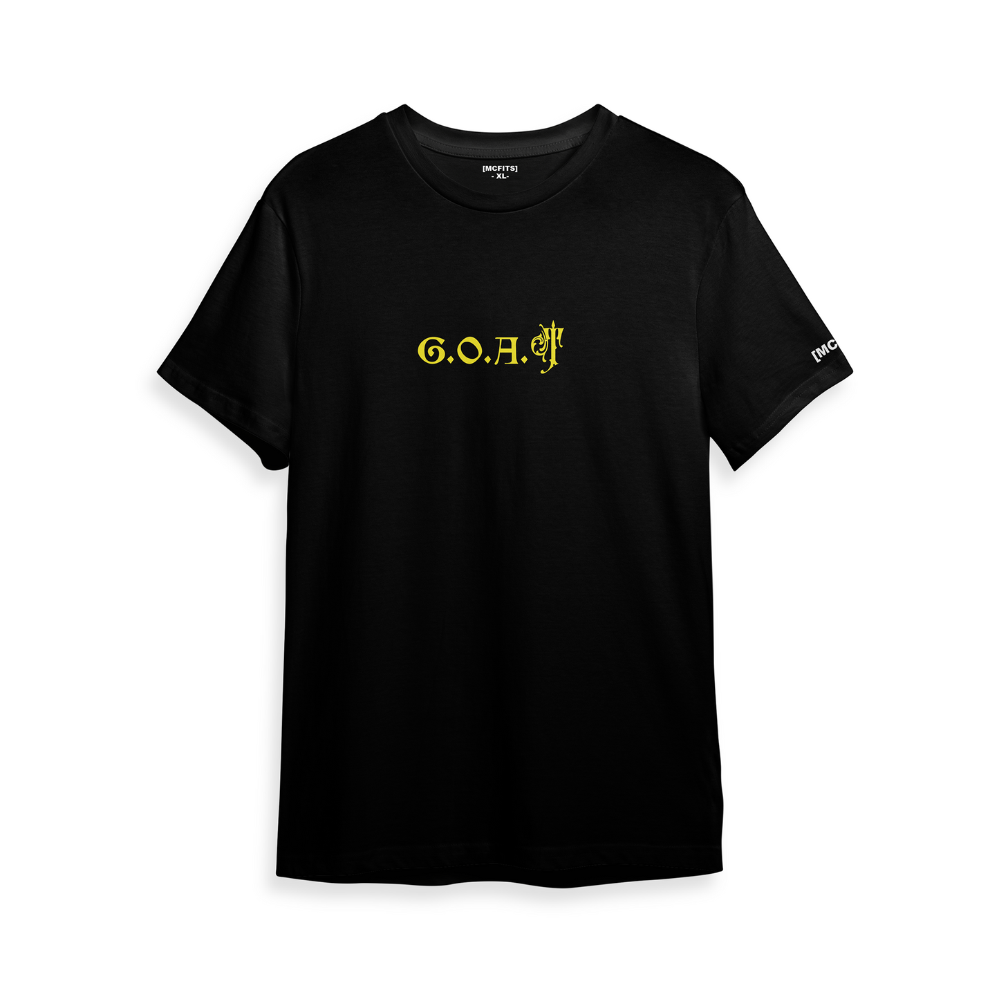 GOD OVER ALL THINGS "G.O.A.T" - TEE (BLACK)