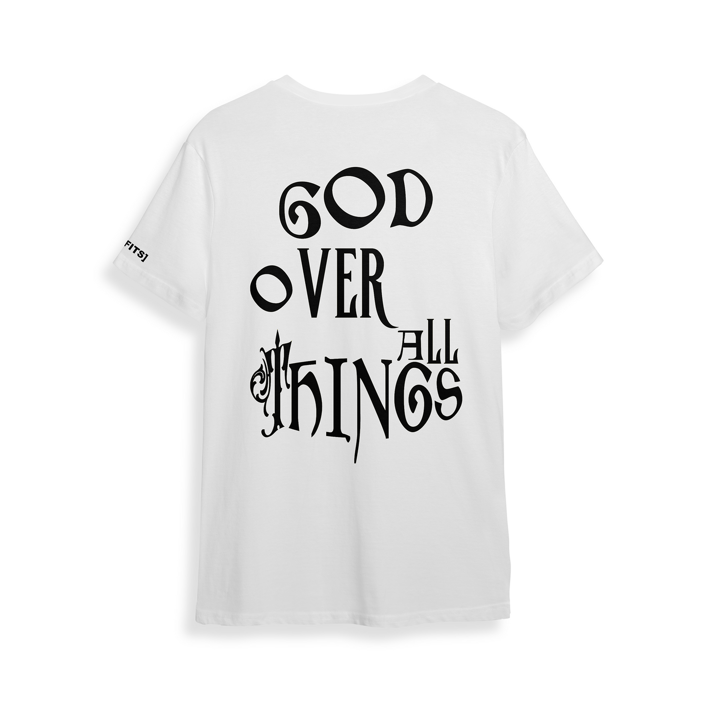 GOD OVER ALL THINGS "G.O.A.T" - TEE (WHITE)