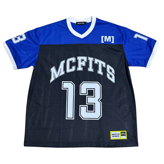 MCFITS BOXY JERSEY (BLUE AND BLACK)