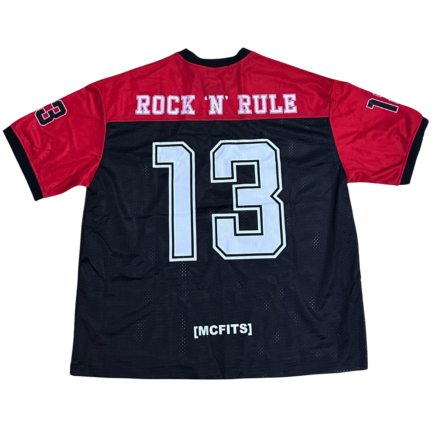MCFITS BOXY JERSEY (RED AND BLACK)