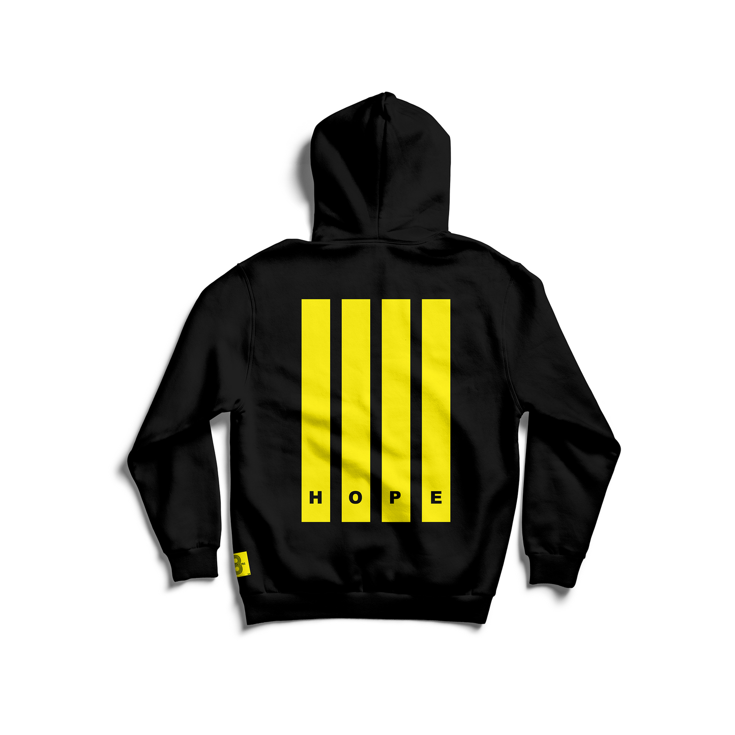 HOPE HOODIE (BLACK) - YELLOW