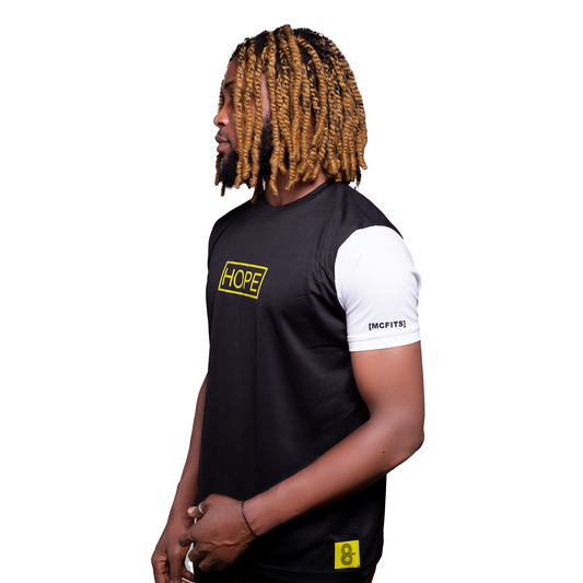 HOPE JERSEY (BLACK) - YELLOW