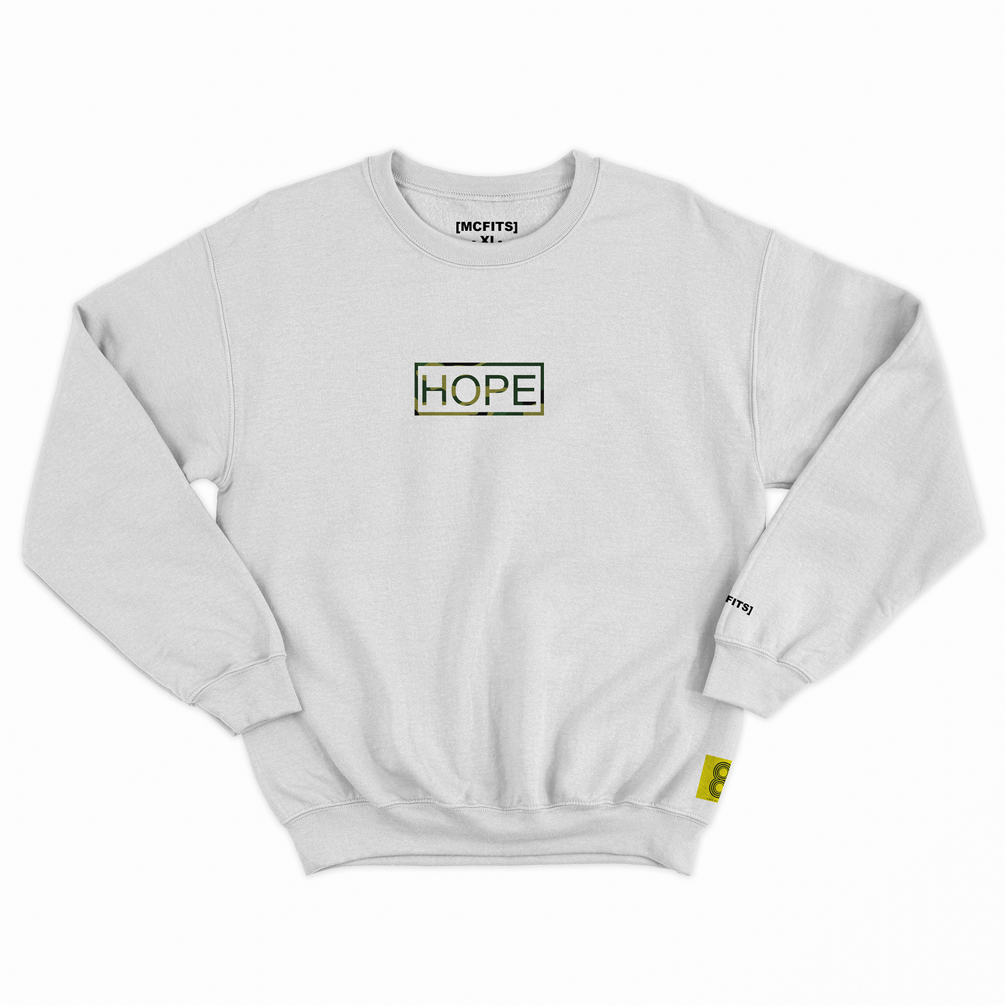 HOPE SWEATSHIRT (WHITE) - CAMOU