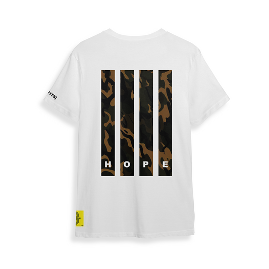 HOPE T - SHIRT (WHITE) - CAMOU