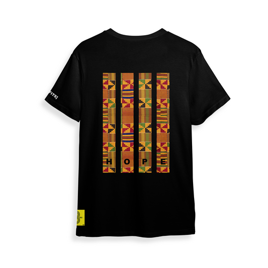 HOPE T - SHIRT (BLACK) - KENTE