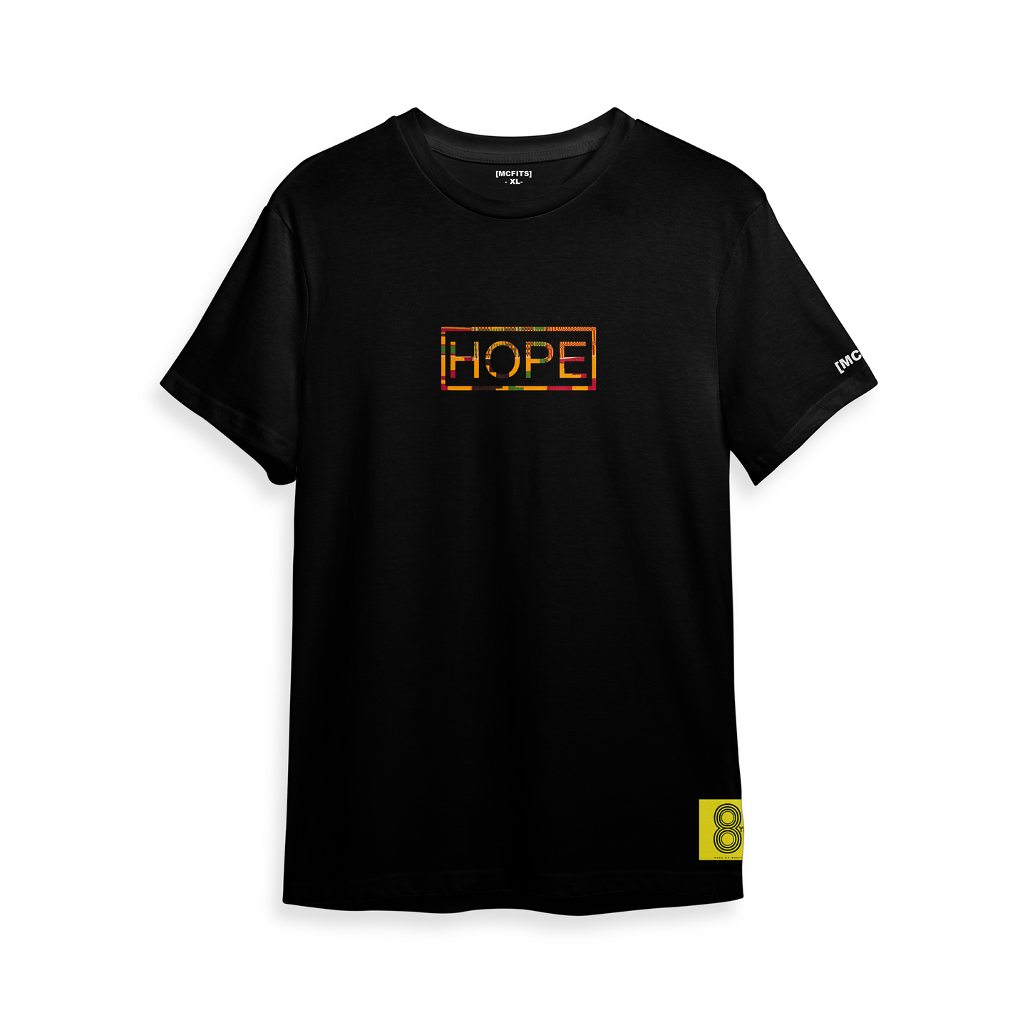 HOPE T - SHIRT (BLACK) - KENTE