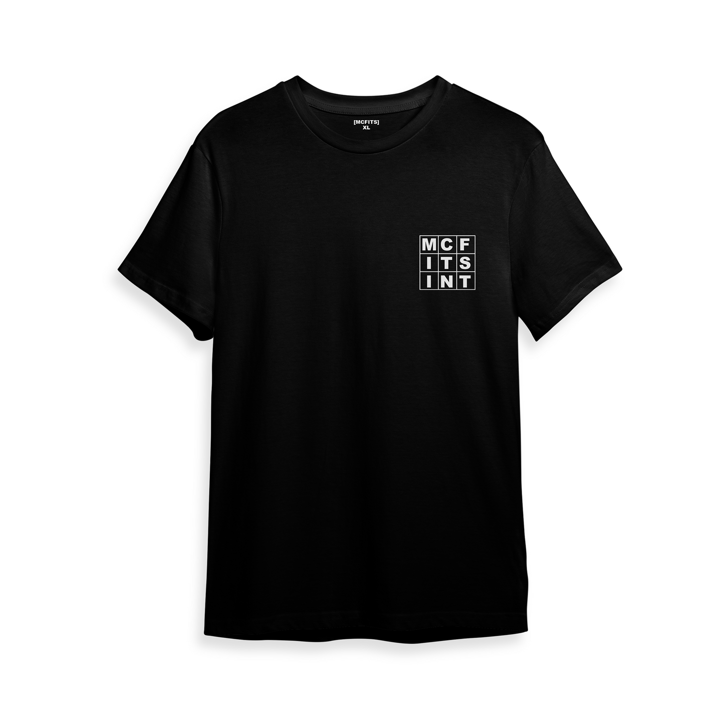 MCFITS INTERNATIONAL  T - SHIRT (BLACK)