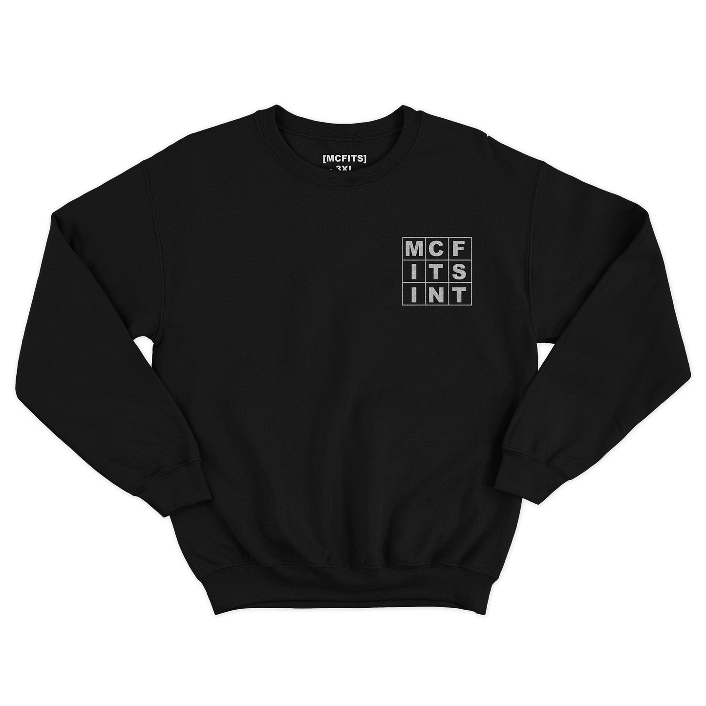 MCFITS INTERNATIONAL  SWEATSHIRT (BLACK)
